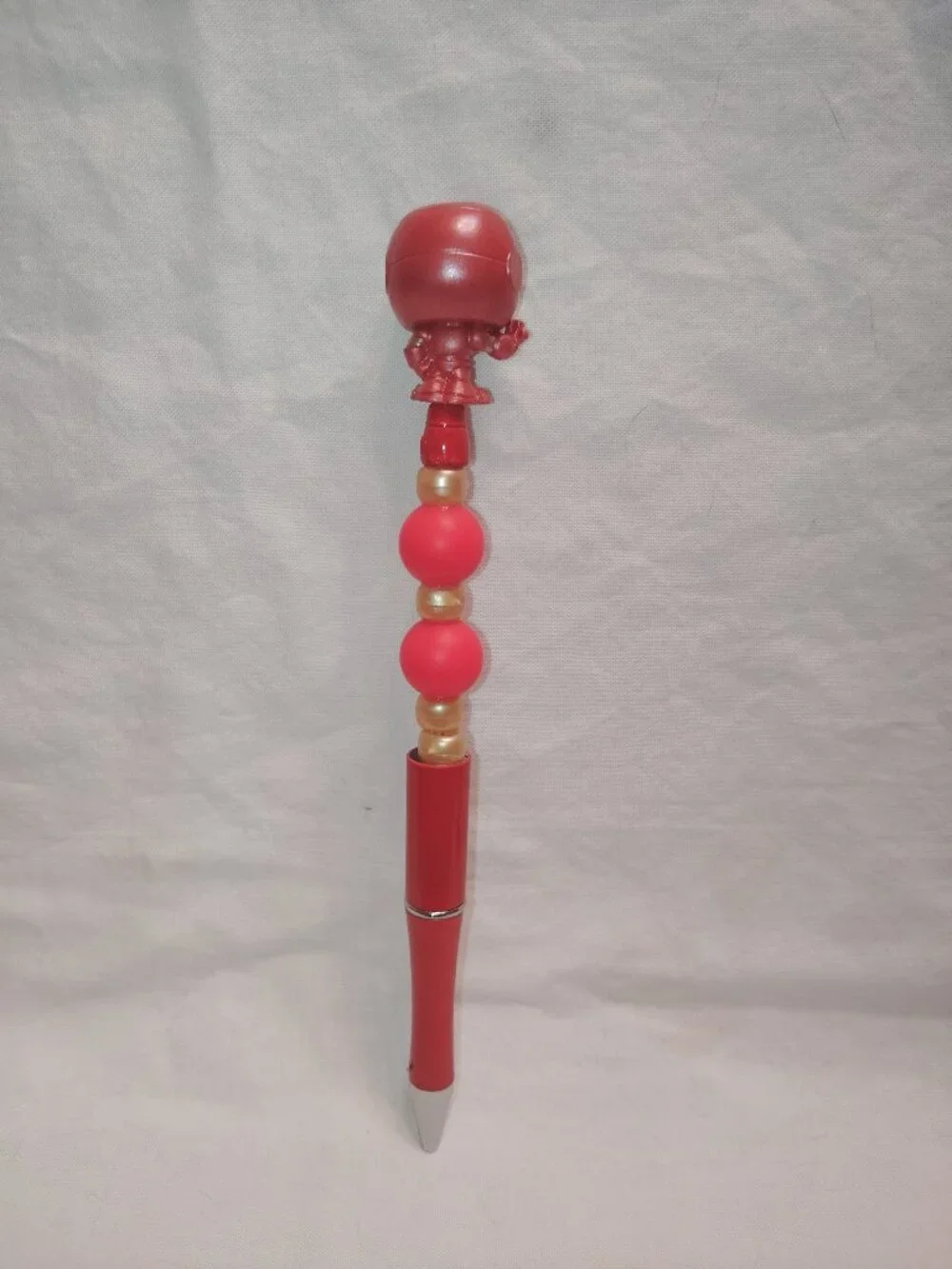 Disney Doorable- Iron Man- Handmade Beaded Pen